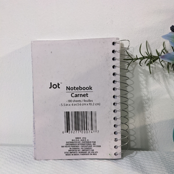 Spiral Bound Cactus Notebook Journal 180 Pages Complimentary Pen - Picture 3 of 4